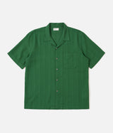 UNIVERSAL WORKS ROAD SHIRT LETTS COTTON 34660 GRÜN - Shoelosophy