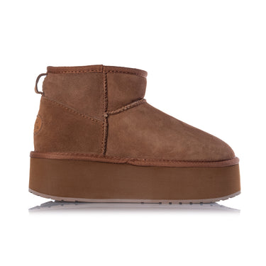 EMU AUSTRALIA STINGER MICRO FLATFORM W13082 CHESTNUT - Shoelosophy