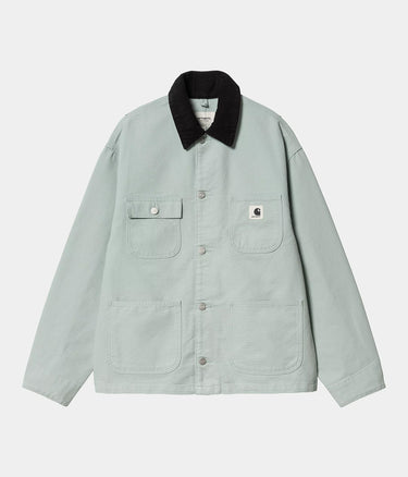 CARHARTT WIP WOMENS OG MICHIGAN COAT JACKET I031570 FROSTED GREEN - Shoelosophy