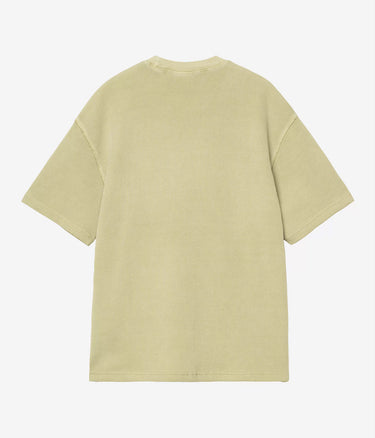 CARHARTT WIP NELSON WAFFLE T-SHIRT I036185 SANFTES GRÜNES STÜCKSTÜCKGEFÄRBT - Shoelosophy