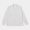 UNIVERSAL WORKS DWIGHT OVERSHIRT 34169 POPLIN WHITE - Shoelosophy