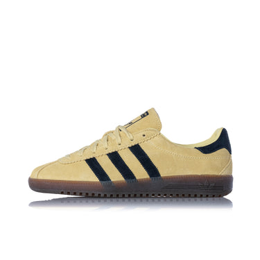 ADIDAS WOMENS BERMUDA BRMD JI2659 POWDER YELLOW BLACK - Shoelosophy