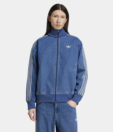 ADIDAS ORIGINALS DENIM FIREBIRD TRACK TOP JC6233 MEDIUM BLUE - Shoelosophy