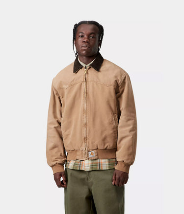 CARHARTT WIP OG 산타페 재킷 I036240 해밀턴 브라운 담배 그라인드 워시 - Shoelosophy