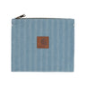 CARHARTT WIP MENARD ZIP WALLET I033735 BLUE RIGID HERRINGBONE - Shoelosophy