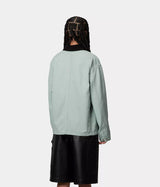 CARHARTT WIP WOMENS OG MICHIGAN COAT JACKET I031570 FROSTED GREEN - Shoelosophy