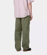 CARHARTT WIP ALBERT PANT I034804 DOLLAR GREEN RINSED - Shoelosophy