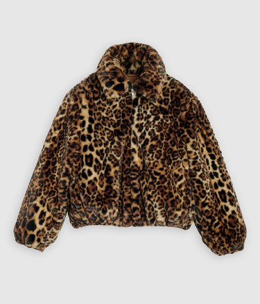 LEVI'S ELLE SHERPA LEOPARD JACKET 0050B-0000 MURIEL FAUX - Shoelosophy