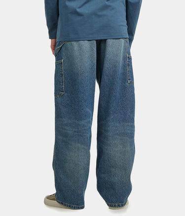CARHARTT WIP OG DOUBLE KNEE PANT I036273 BLUE GRIND WASH - Shoelosophy
