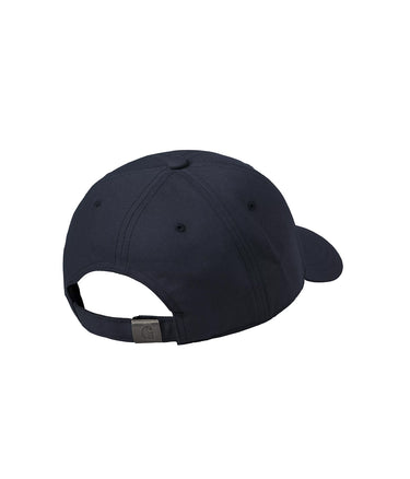 CARHARTT WIP CANVAS SCRIPT CAP I028876 DEEP NIGHT GENTLE GREEN - Shoelosophy