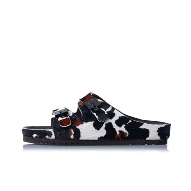 SCHOLL KIM SANDALE PONY HAIR F00917 KUHLEDER - Shoelosophy