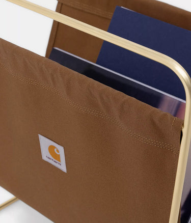 CARHARTT WIP CANVAS MAGAZINE STAND I034759 HAMILTON BROWN - Shoelosophy