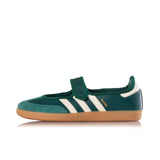 ADIDAS WOMENS SAMBA JANE JR7340 COLLEGIATE GREEN GUM - Shoelosophy