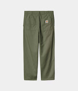 CARHARTT WIP ALBERT PANT I034804 DOLLAR GREEN RINSED - Shoelosophy