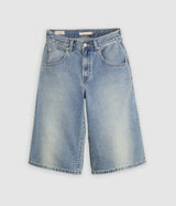LEVI'S WOMENS SUPER BAGGY BARREL JORTS 005DT-0002 HAZY TIMES - Shoelosophy
