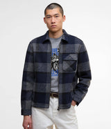 BARBOUR INTERNATIONAL HAILWOOD 플리스 오버셔츠 MFL0223 NY91 LOWLANDS 플리스 네이비 - Shoelosophy