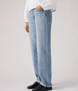LEVI'S WOMENS 501 90s DENIM A1959-0117 HALLOWED OUR SELVEDGE - Shoelosophy