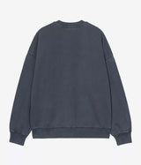 CARHARTT WIP BENTON SWEATSHIRT I035436 CARBON GARMENT DYED - Shoelosophy