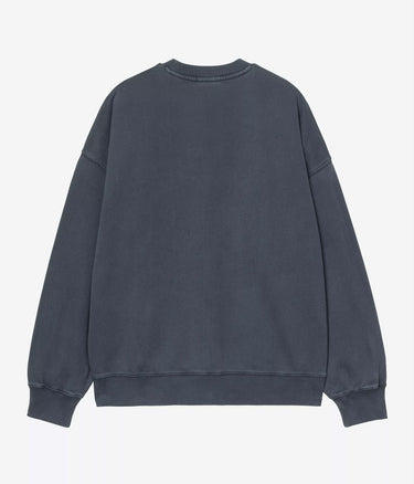 CARHARTT WIP BENTON SWEATSHIRT I035436 CARBON GARMENT DYED - Shoelosophy