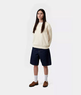 CARHARTT WIP WOMENS CASEY SWEATSHIRT I032643 NATURAL - Shoelosophy