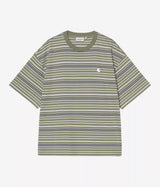 CARHARTT WIP ZANE T シャツ I036186 ZANE ストライプ ドルグリーン - Shoelosophy