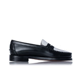 SEBAGO CITYSIDES CLASSIC DAN 7000300 SCHWARZ-WEIßER PENNYLOAFER - Shoelosophy