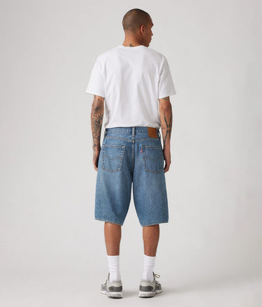 LEVI'S 478 BAGGY SHORTS 001JM-0000 BLUE STONE WASHED JORTS MAN - Shoelosophy