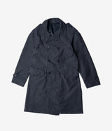 CHESAPEAKE'S JUNGLE CLOTH NAVAL OFFICER TRENCH COAT NAVY BLUE - Shoelosophy