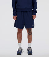 NEW BALANCE SPORT ESSENTIAL FRENCH TERRY SHORT MS41520 NAVY - Shoelosophy