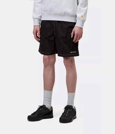 CARHARTT WIP CANBY SWIM TRUNK I034570 BLACK WHITE
