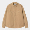 CARHARTT WIP SANTA FE CHEMISE I034384 DUSTY HAMILTON BROWN - Shoelosophy