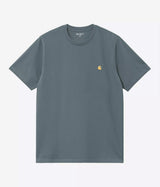 CARHARTT WIP CHASE T-SHIRT I026391 COZY BLUE - Shoelosophy