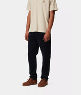 CARHARTT NEWEL PANT I027232 CORDUROY DARK NAVY RINSED - Shoelosophy