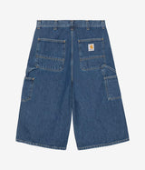 CARHARTT WIP OG DOUBLE KNEE LONG SHORT I037493 BLUE STONE WASHED - Shoelosophy