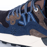 BARBOUR X FLOWER MOUNTAIN YAMANO 3 2018702 BROWN BLUE - Shoelosophy
