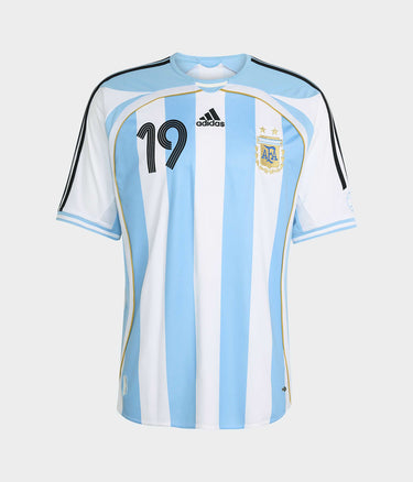 ADIDAS AFA ARGENTINIEN 2006 MESSI HOME JERSEY JN3708 WEISS - Shoelosophy