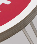 CARHARTT WIP HEART FOLDING TABLE I035830 BIRCH PLYWOOD SCARLET - Shoelosophy
