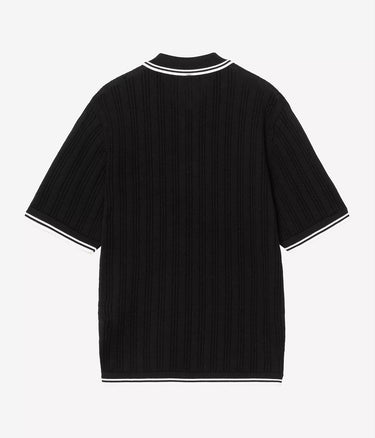 CARHARTT WIP RAMSEY POLO I036168 SCHWARZ - Shoelosophy