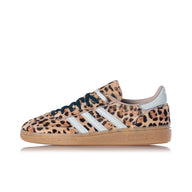ADIDAS WOMENS HANDBALL SPEZIAL KI6678 MAGIC BEIGE IVORY LEOPARD PRINT - Shoelosophy