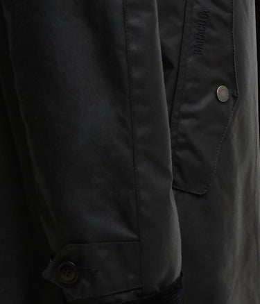 BARBOUR X BARACUTA TRENCHCOAT BRCOS1157 WAX NAVY - Shoelosophy