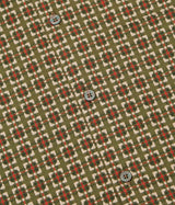 UNIVERSAL WORKS CAMP SHIRT 33750 OSCAR COTTON JACQUARD OLIVE - Shoelosophy