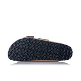 BIRKENSTOCK ARIZONA WIRE BUCLE 1031579 SANDCASTLE NUBUKLEDER - Shoelosophy