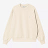 CARHARTT WIP WOMENS CASEY SWEATSHIRT I032643 NATURAL - Shoelosophy
