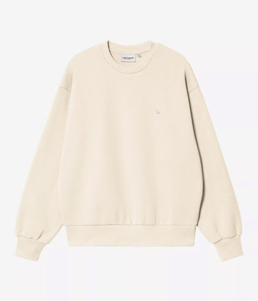 CARHARTT WIP WOMENS CASEY SWEATSHIRT I032643 NATURAL - Shoelosophy