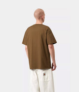 CARHARTT WIP CHASE T-SHIRT I026391 HAMILTON BRAUN - Shoelosophy