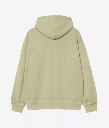 CARHARTT WIP HOODED NELSON JACKET I033064 GENTLE GREEN GARMENT DYED - Shoelosophy