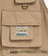 SEBAGO DOWNEASTER UTILITY VEST 74116XW BEIGE SEESTERN - Shoelosophy