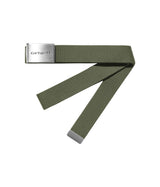 CARHARTT WIP CLIP BELT CHROME I019176 LEAF - Shoelosophy