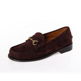 SEBAGO CITYSIDES JOE MODENA SUEDE 77123BW DARK BROWN BIT LOAFER - Shoelosophy
