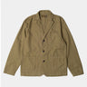 CHESAPEAKE'S PEMBROKE BLAZER JACKET MICRO CANVAS MILITARY GREEN - Shoelosophy